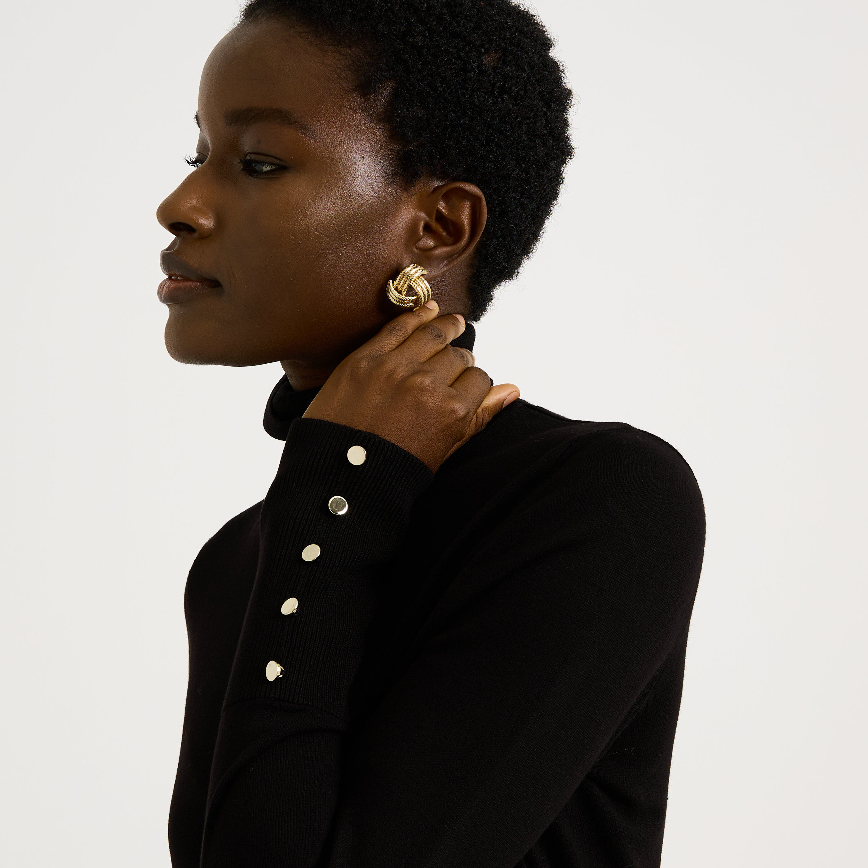 Pull col roul&eacute; femme