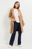 Trench suedine femme