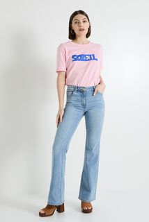 T-shirt col rond femme