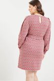 Robe maille imprimée femme