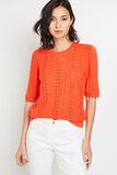 Pull manches courtes femme