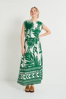 Robe longue imprimé femme