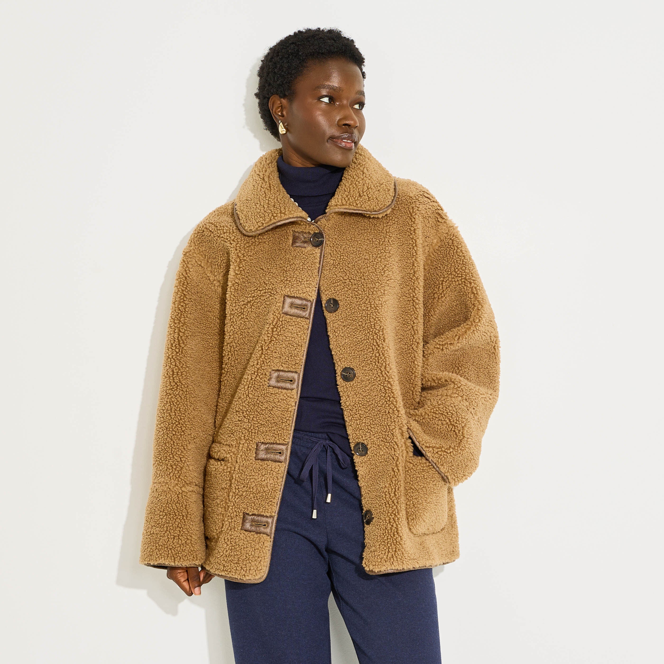 Manteau r&eacute;versible femme