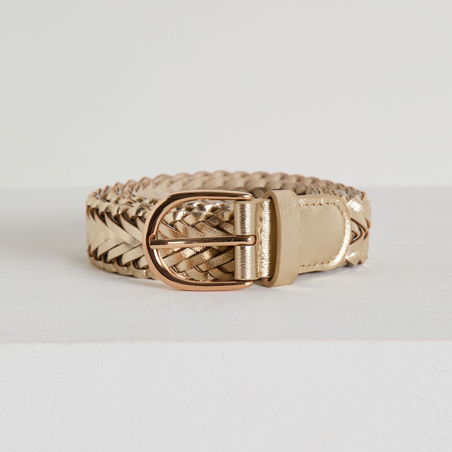 Ceinture tressée femme
