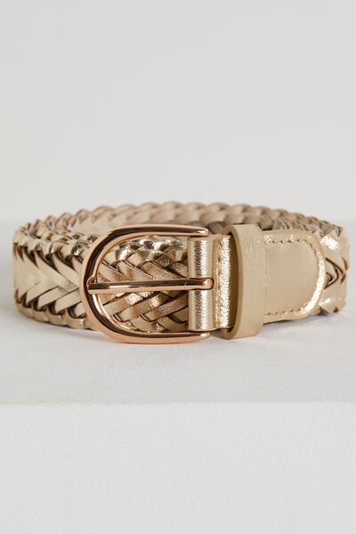 Ceinture tressée femme