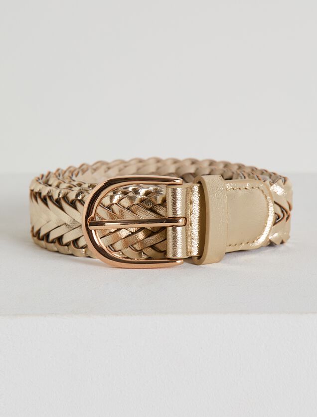 Ceinture tress&eacute;e femme
