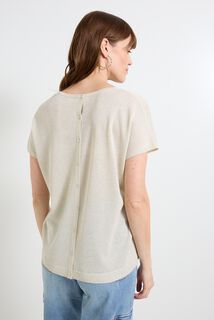 Pull manches courtes femme