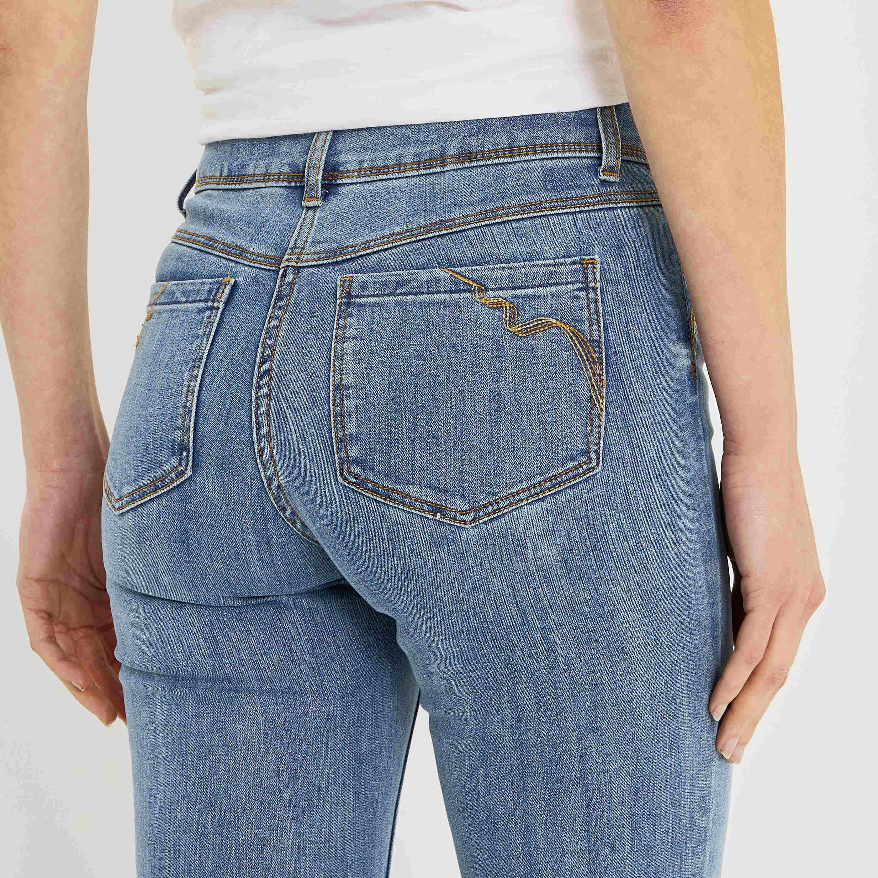 Jean slim raccourci HANOI R02 femme