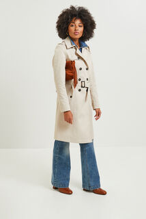 Trench long femme