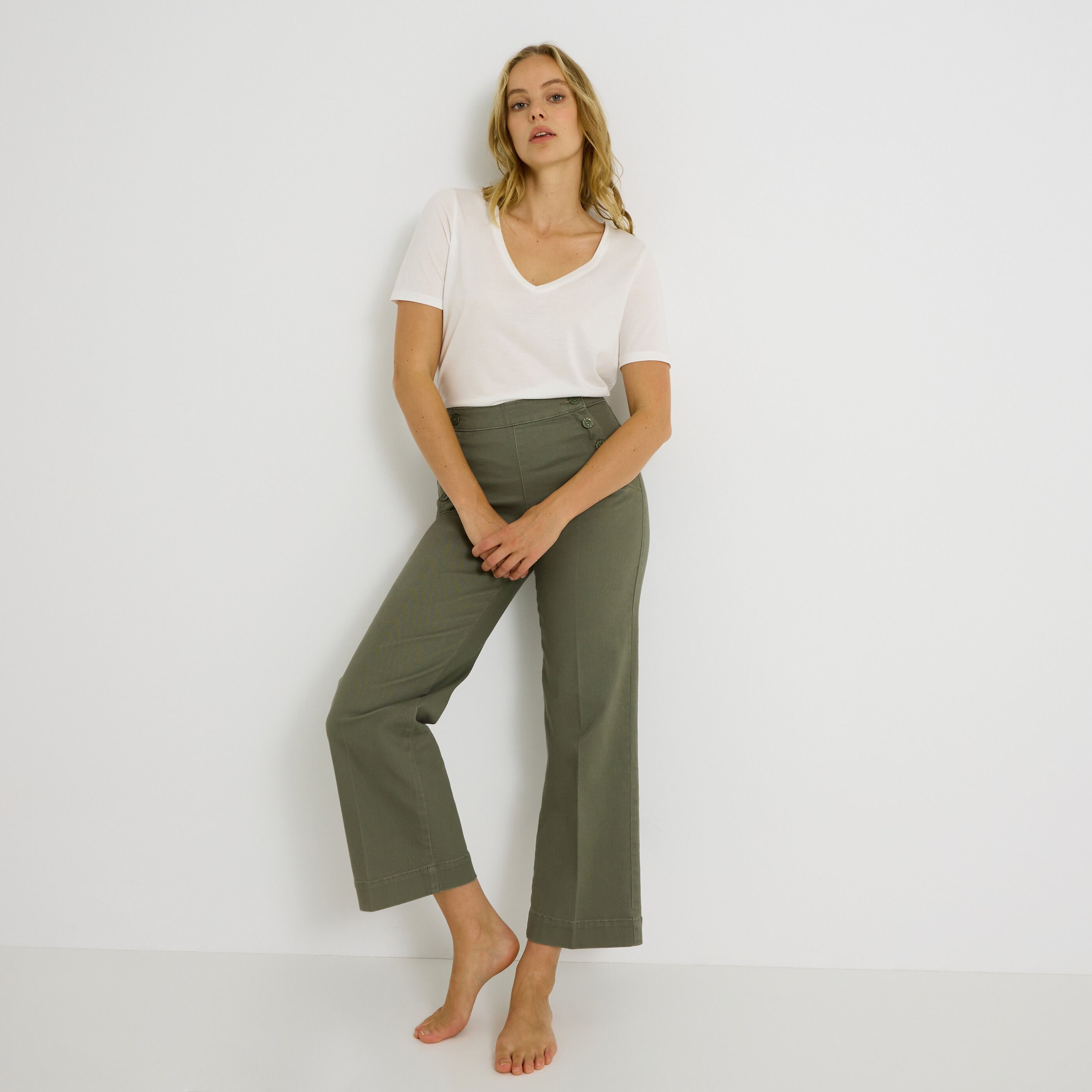 Jean flare POMPON F02 femme