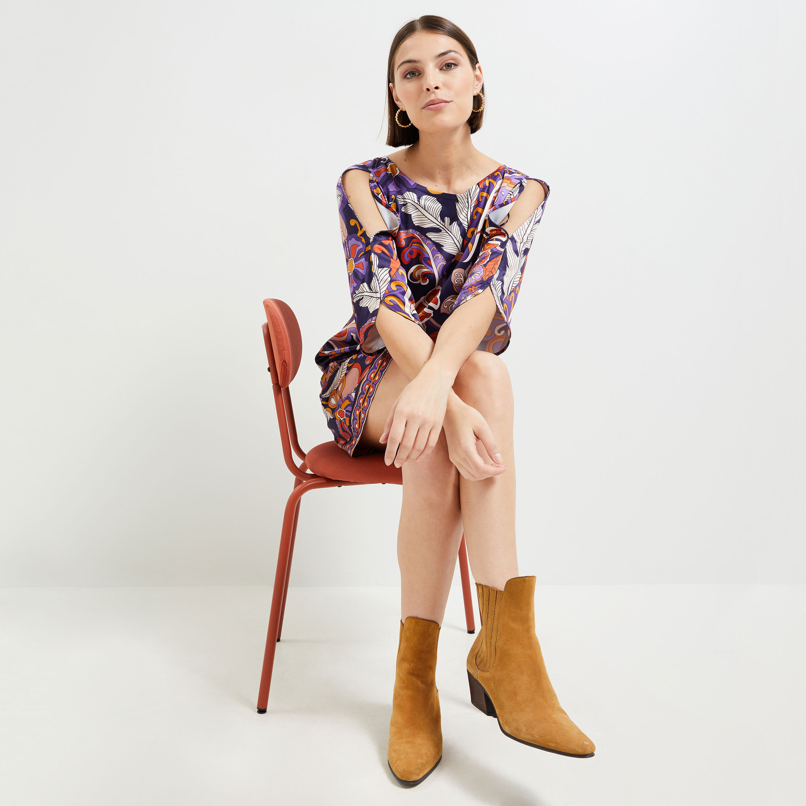 Robe genoux femme on sale
