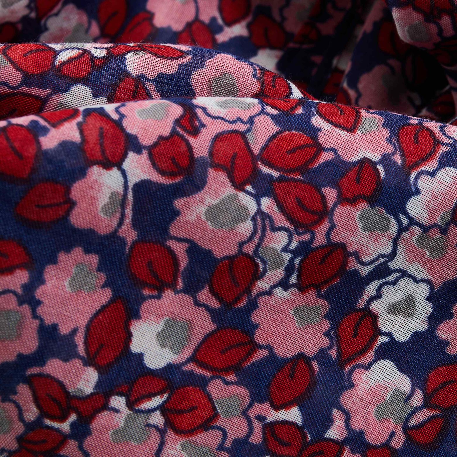 Étole imprimé fleurs femme