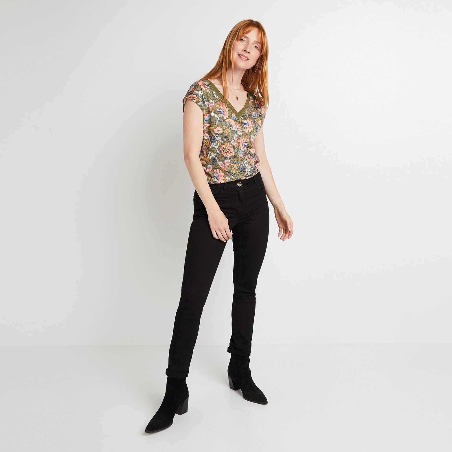Jean slim TOKYO raccourci femme