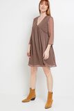 Robe en voile imprimée femme