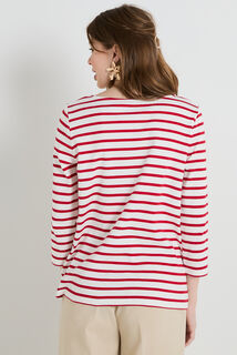 T-shirt col bateau femme
