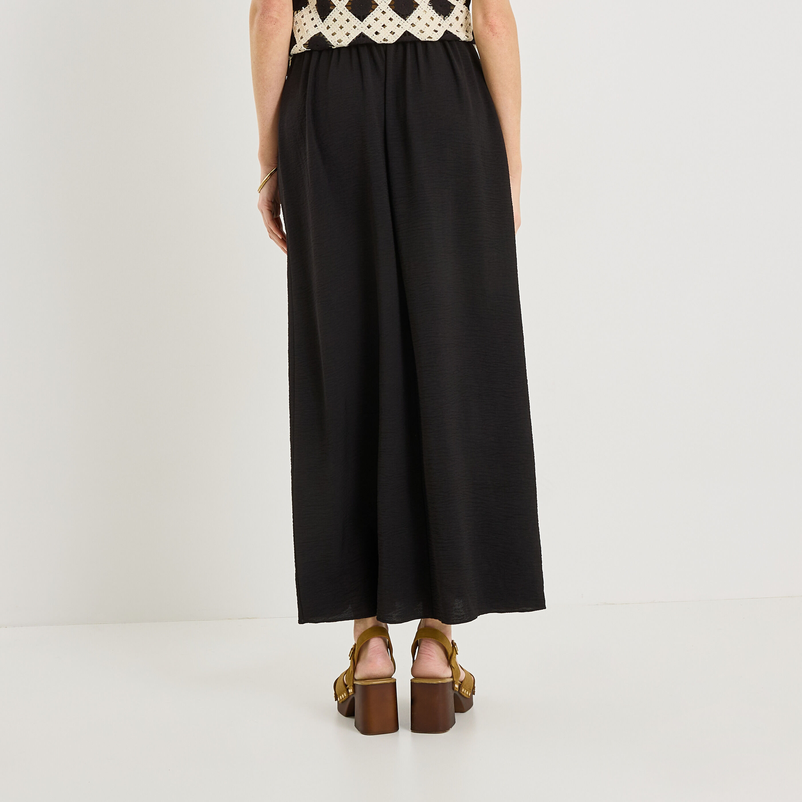 Jupe longue &eacute;vas&eacute;e femme