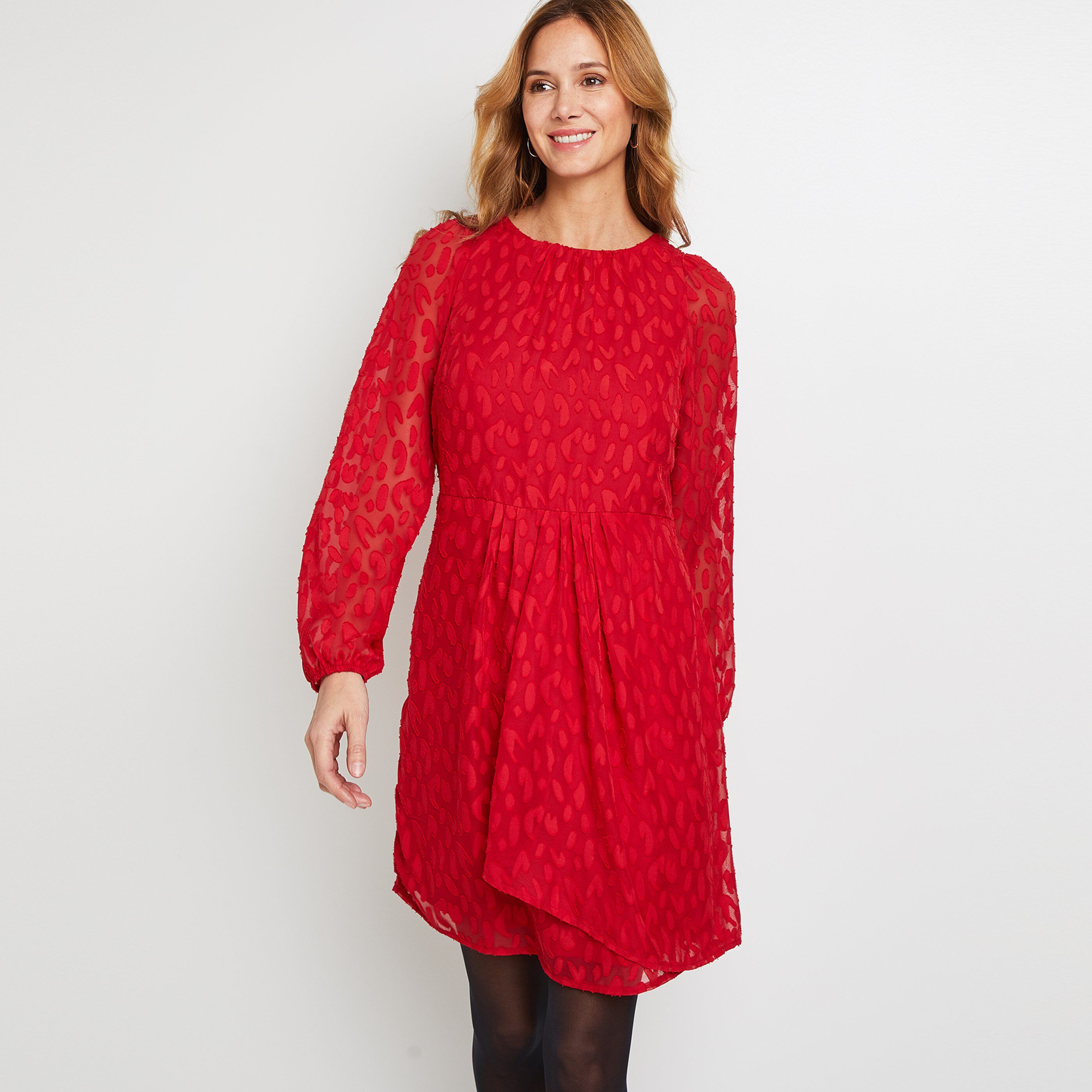 Robe au store genoux