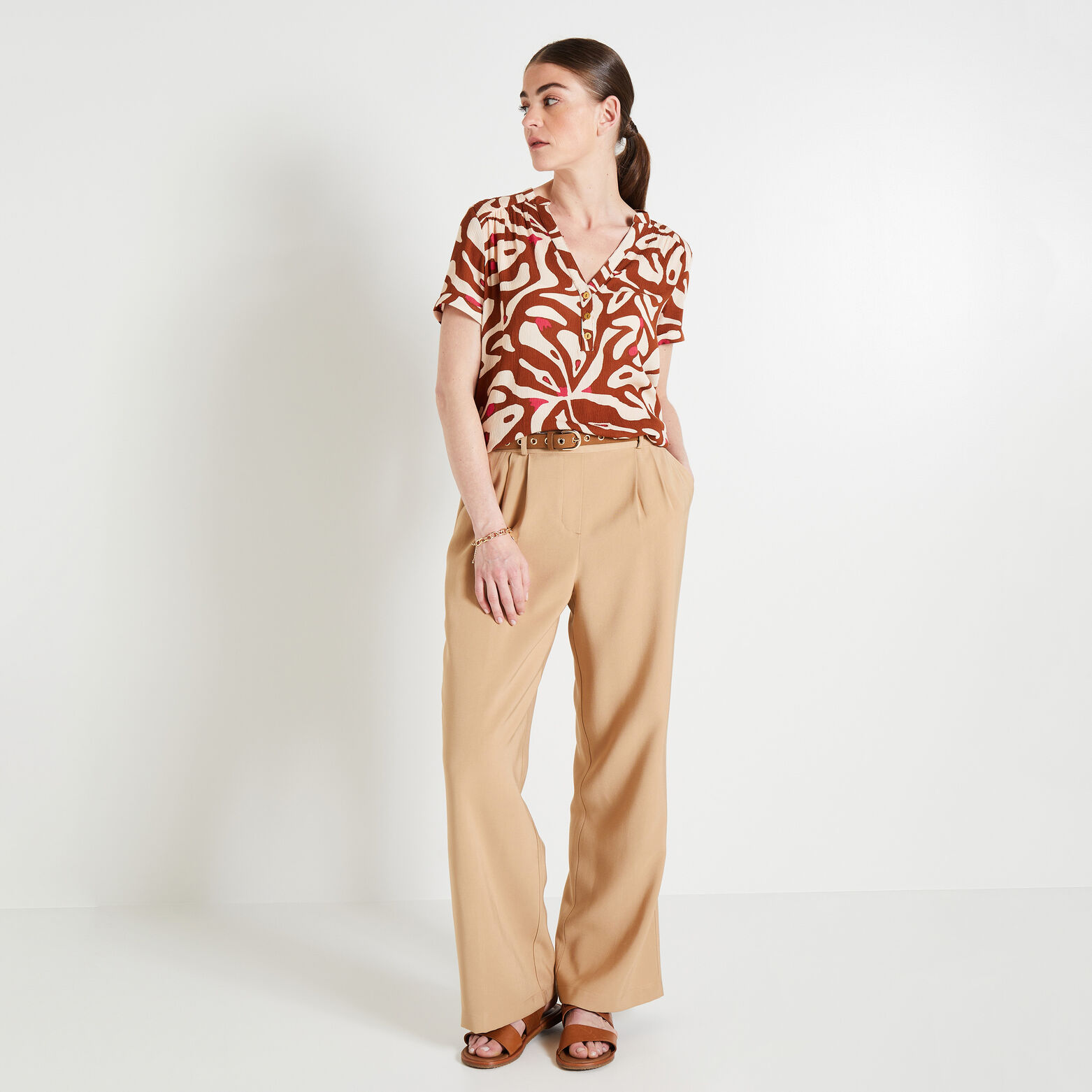 Blouse imprimée femme