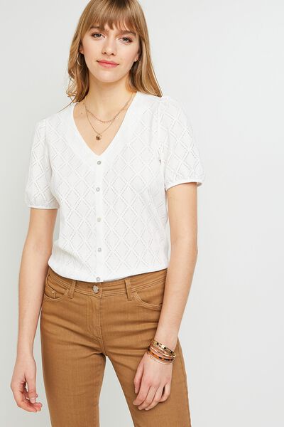 Tshirt ajouré femme