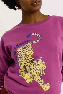 Sweat col rond femme