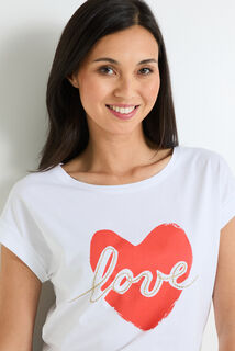 Tshirt print femme