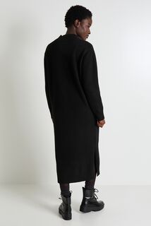 Robe pull col montant femme