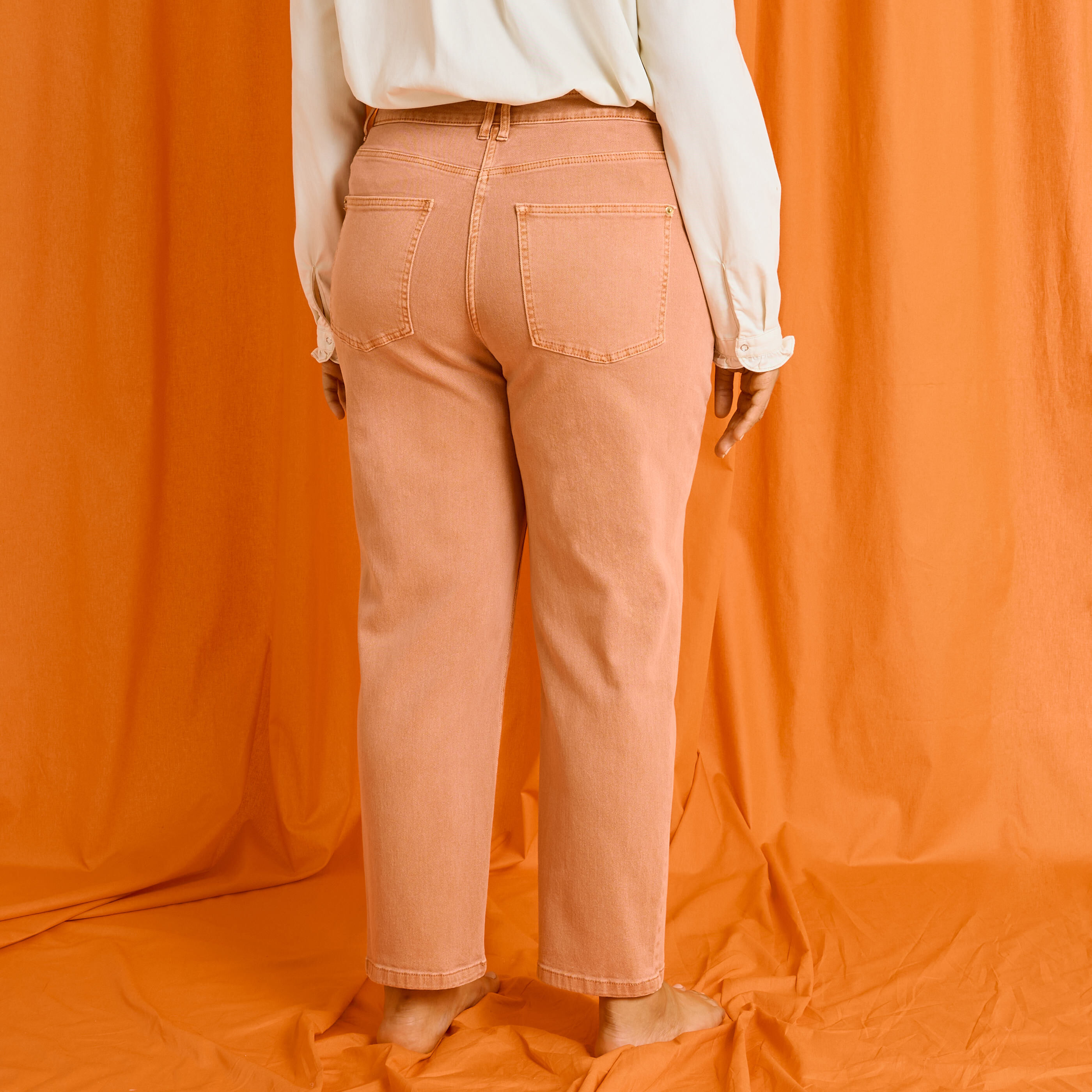 Jean mom raccourci ANKARA M02 femme