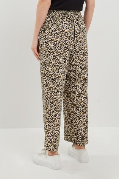 Pantalon fluide imprimé femme
