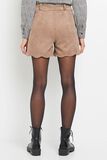 Short en velours cotelé femme