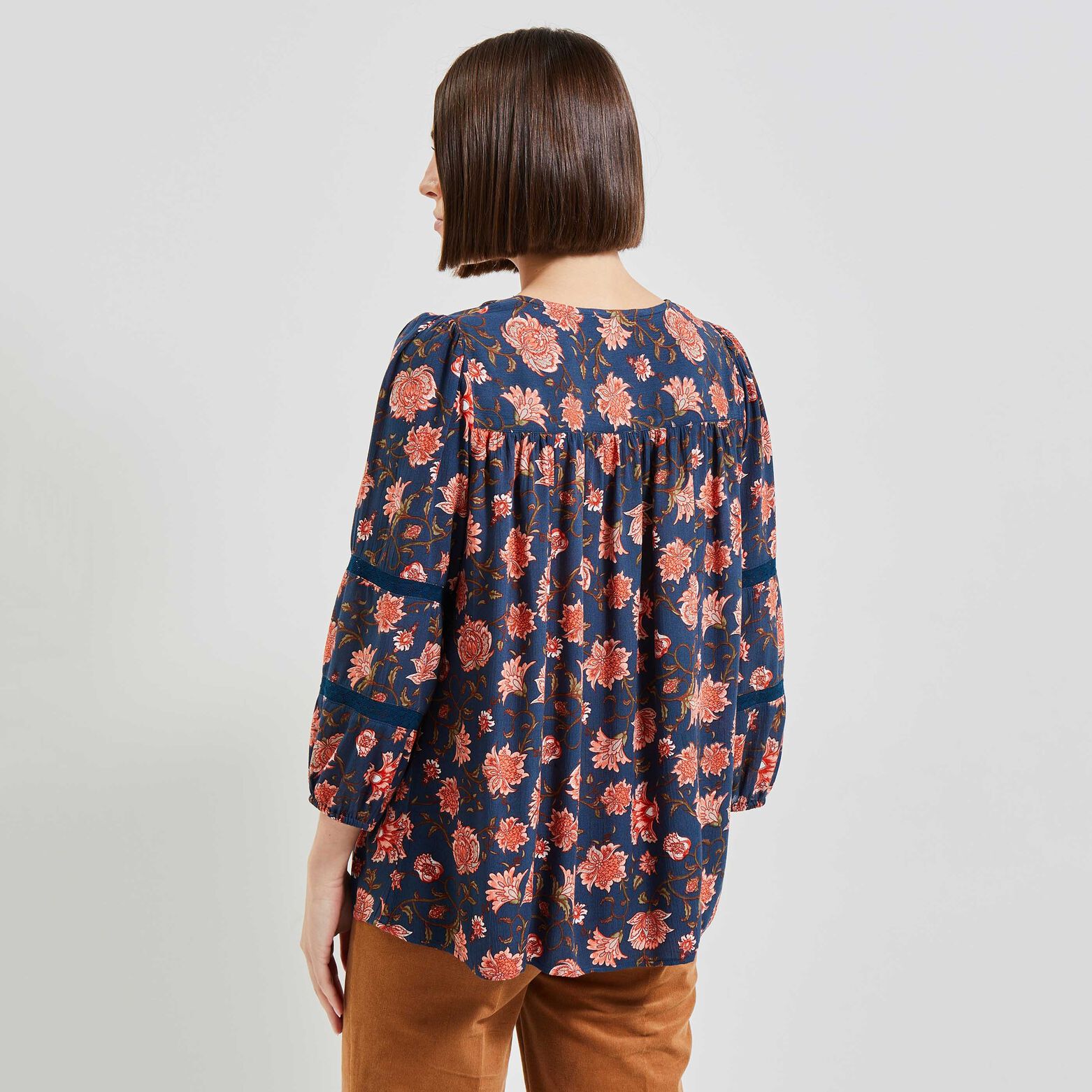Blouse fleurie femme