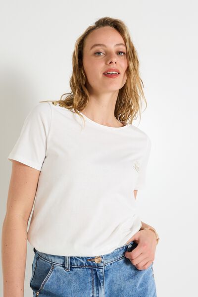 T-shirt col rond femme