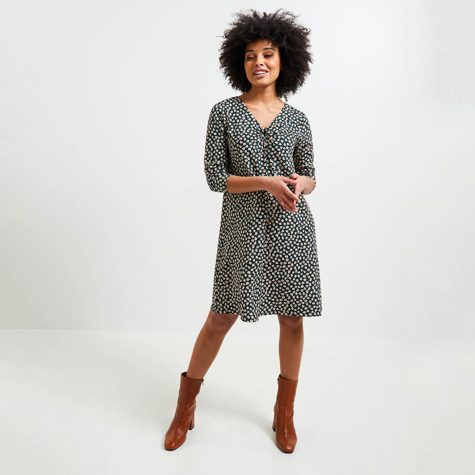 Robe imprimée femme