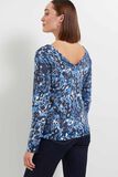 Pull imprimé 2 en 1 femme