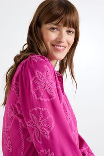 Chemise à détails ajourés femme