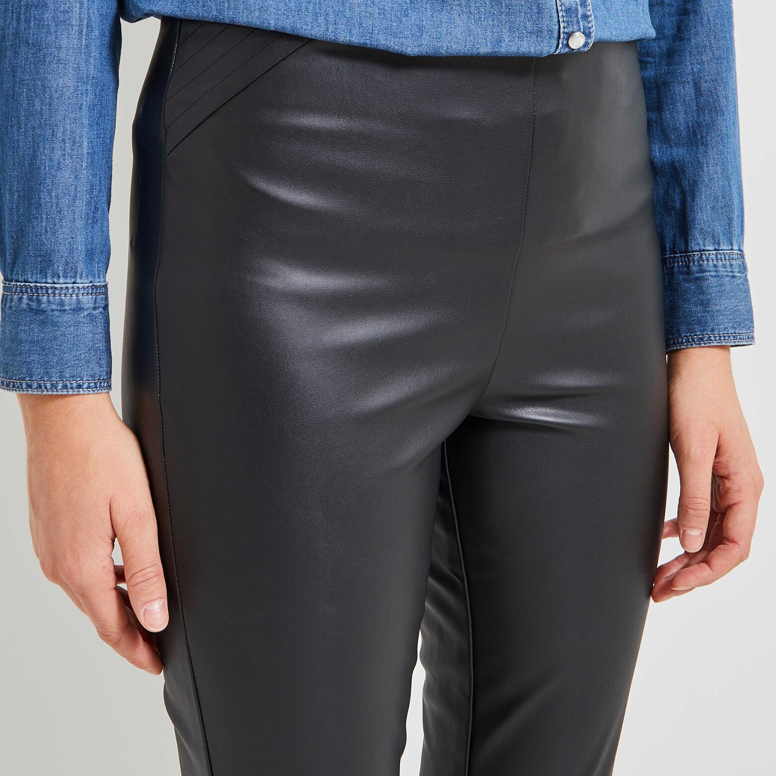 Legging simili femme