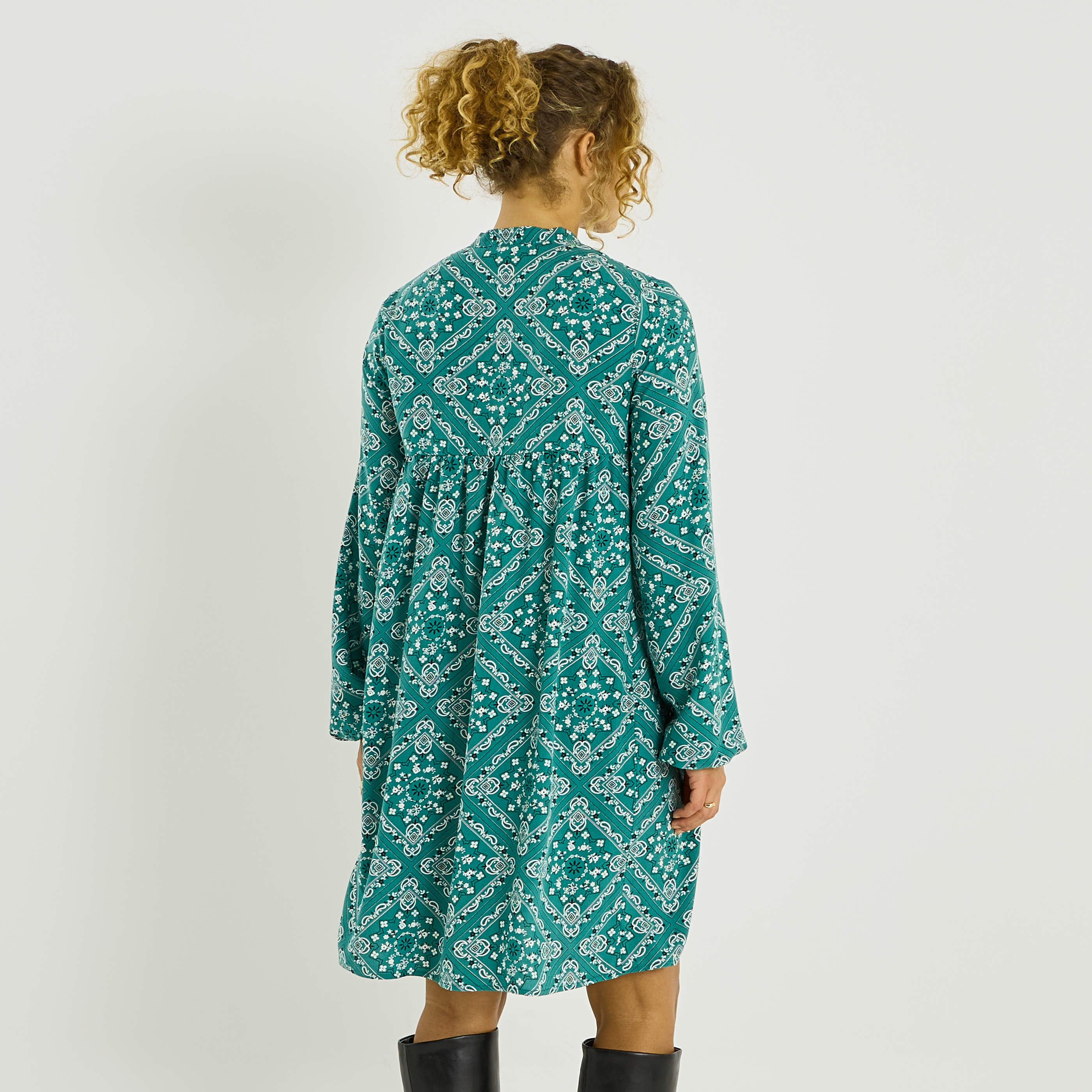 Robe imprim&eacute;e femme