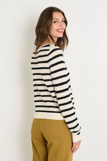 Gilet col rond femme