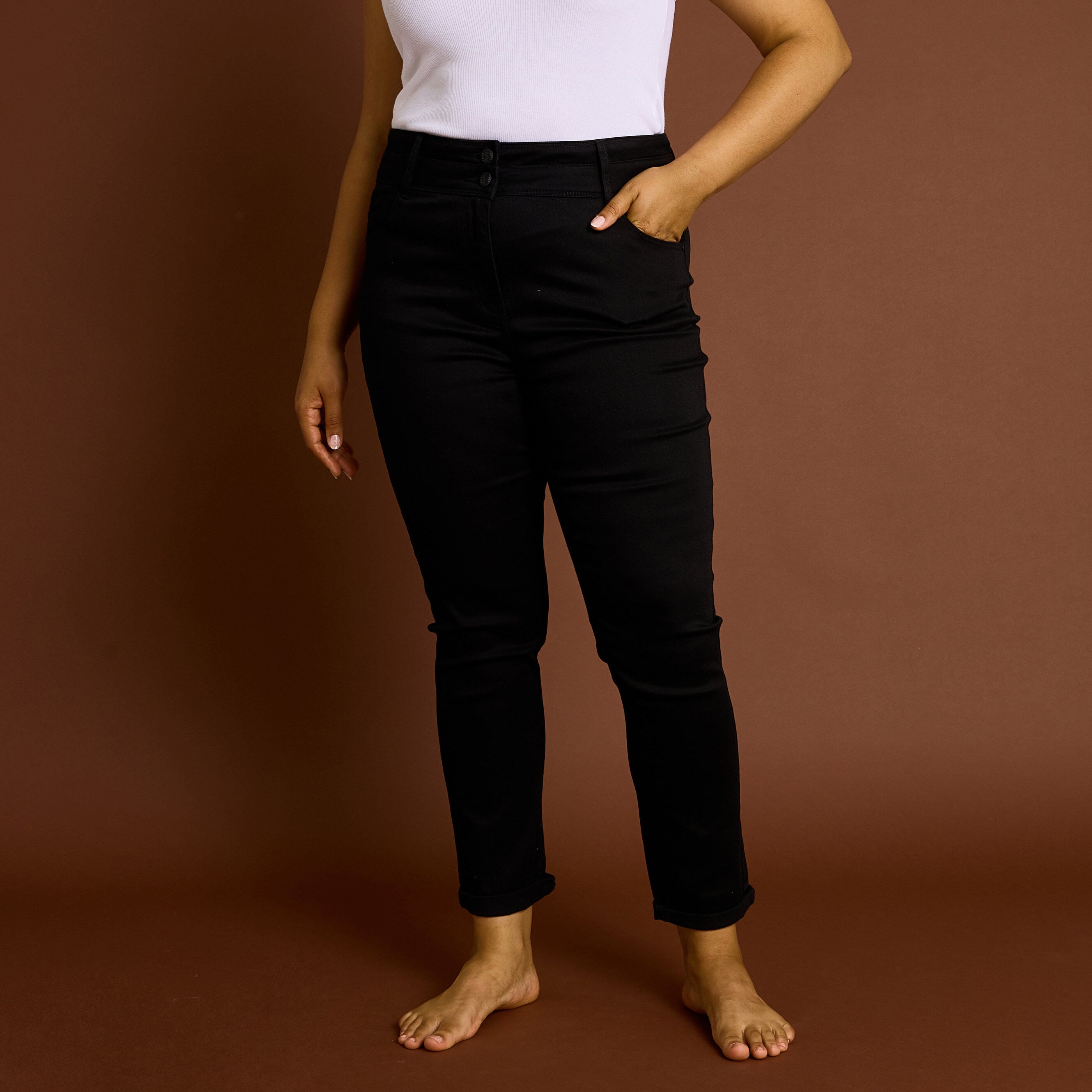 Jean slim raccourci HANOI R02 femme
