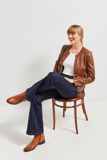 Blouson en simili femme