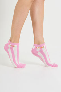 Lot de 2 paires de socquettes femme