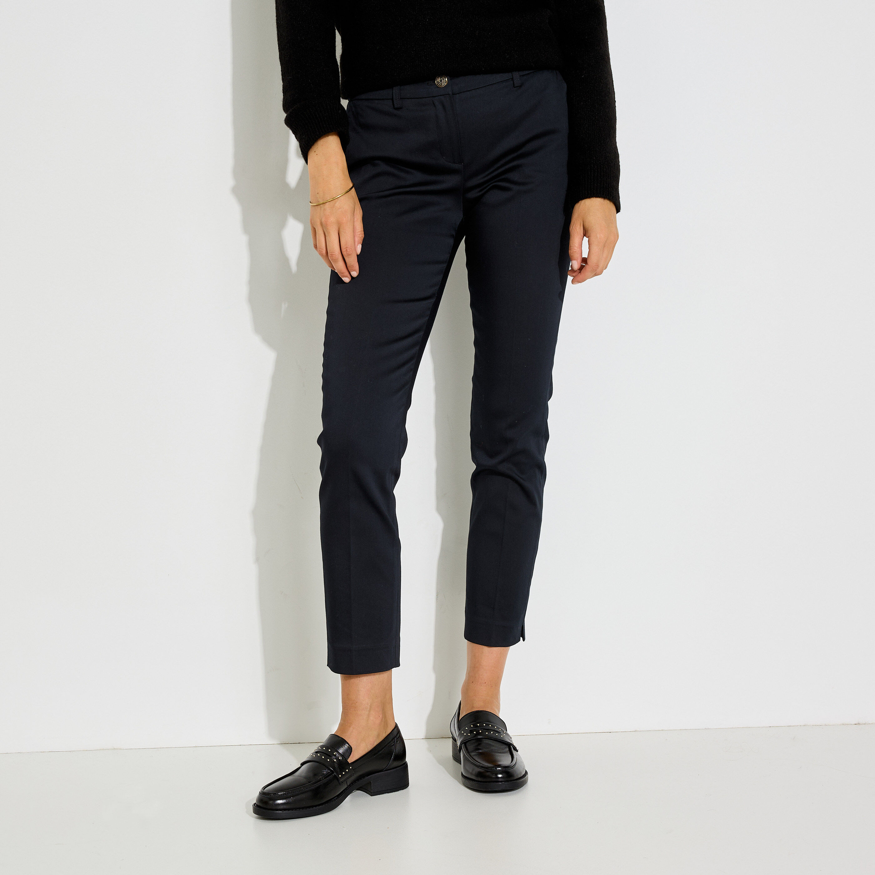 Pantalon cigarette femme