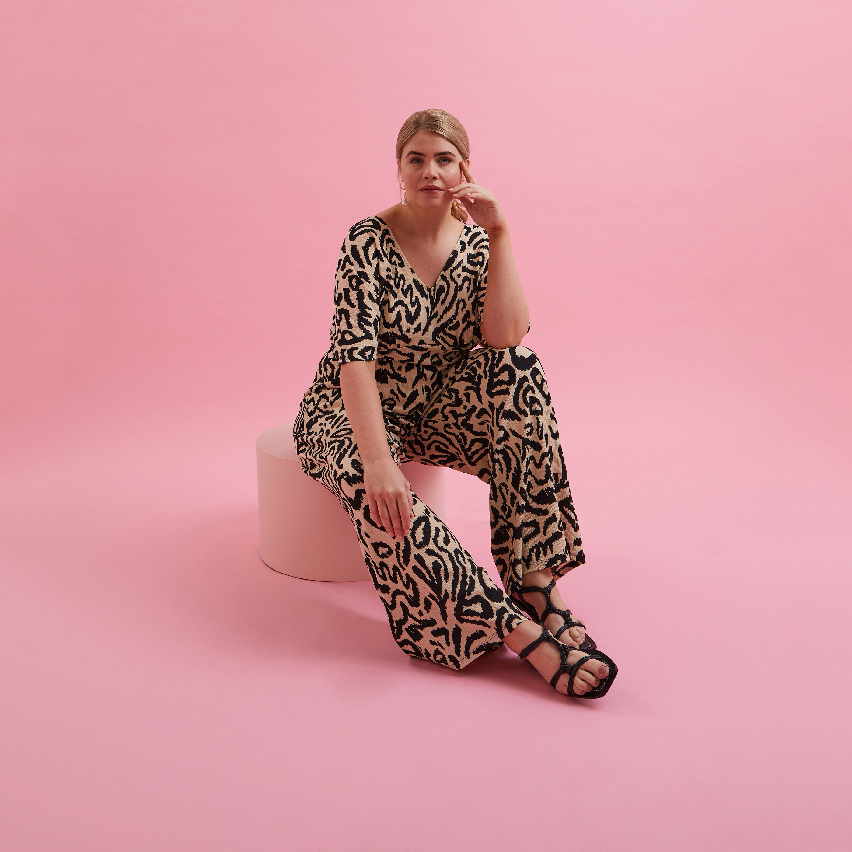 Combinaison imprim&eacute;e femme