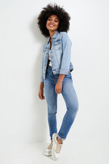 Veste en jean femme