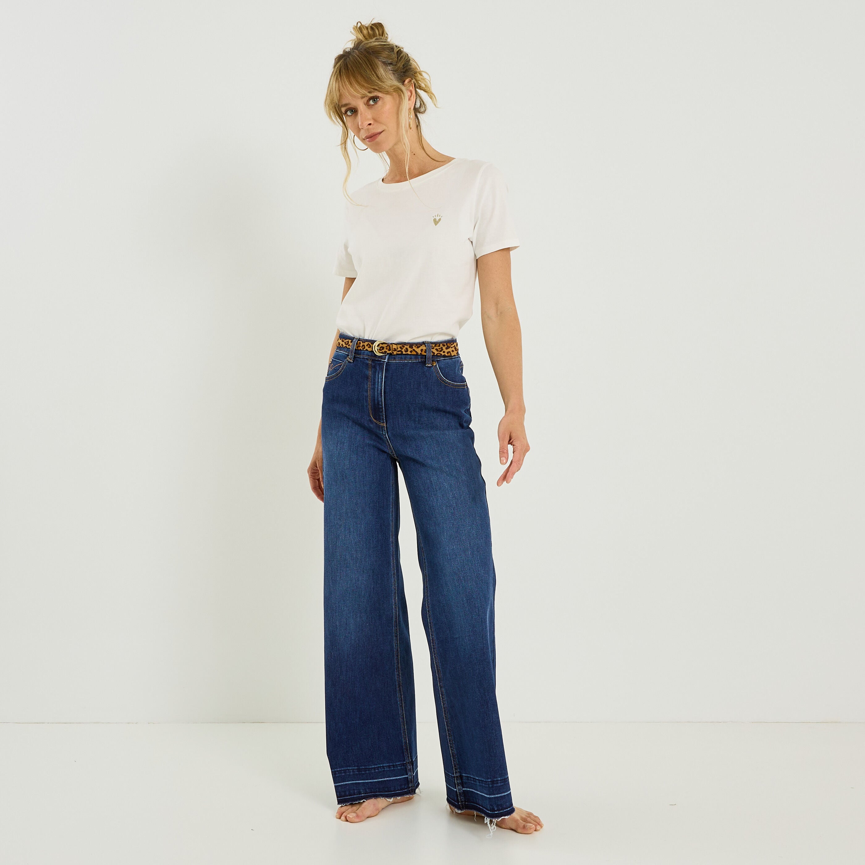 Jean flare femme