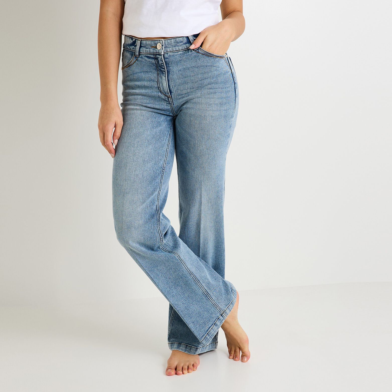 Jean flare WOODSTOCK F02 femme