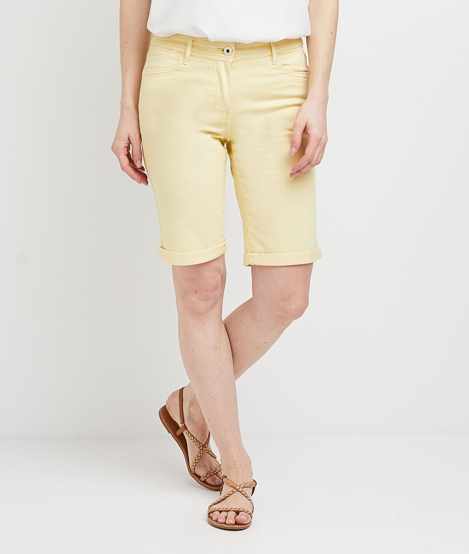 Bermuda en jean femme