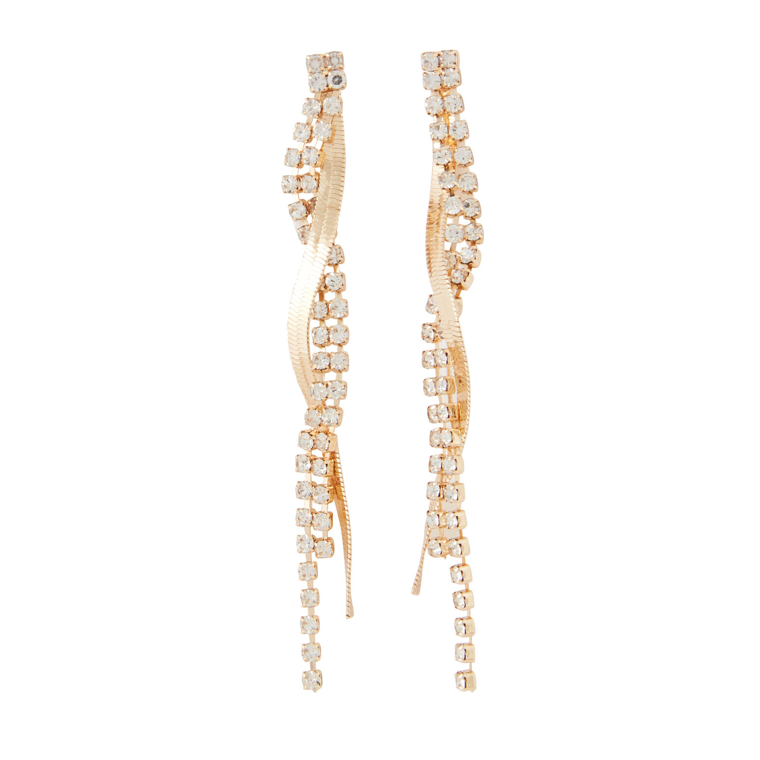 Boucles d'oreilles strassées