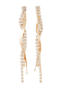 Boucles d'oreilles strassées