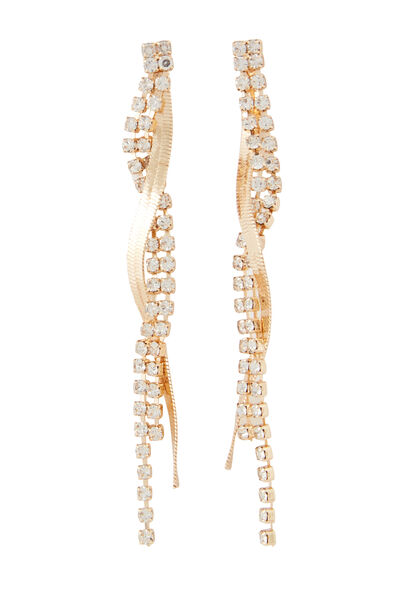 Boucles d'oreilles strassées