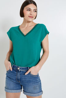 Blouse manches courtes femme